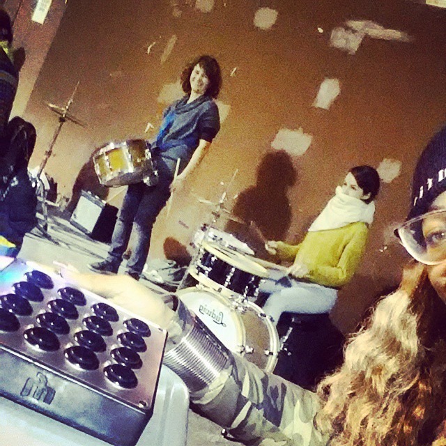And got to play a cool show at Ace Hotel called Roto Hotel featuring 19-woman drummers & beatmakers including Venzella Joy, Beyonce's On The Run Tour drummer!