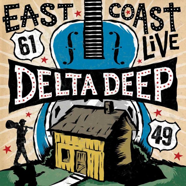 Delta Deep's cover art for 'East Coast Live'