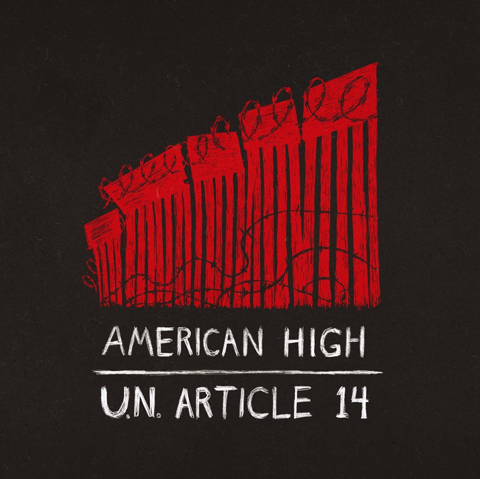 America High's 'UN Article 14' cover art