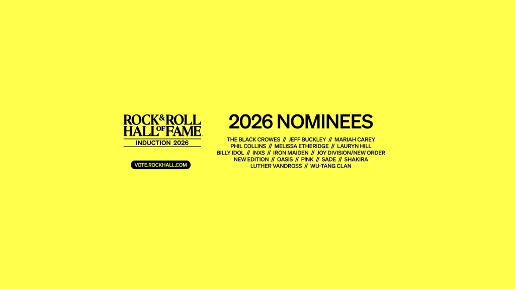Rock & Roll Hall of Fame 2026 inductees