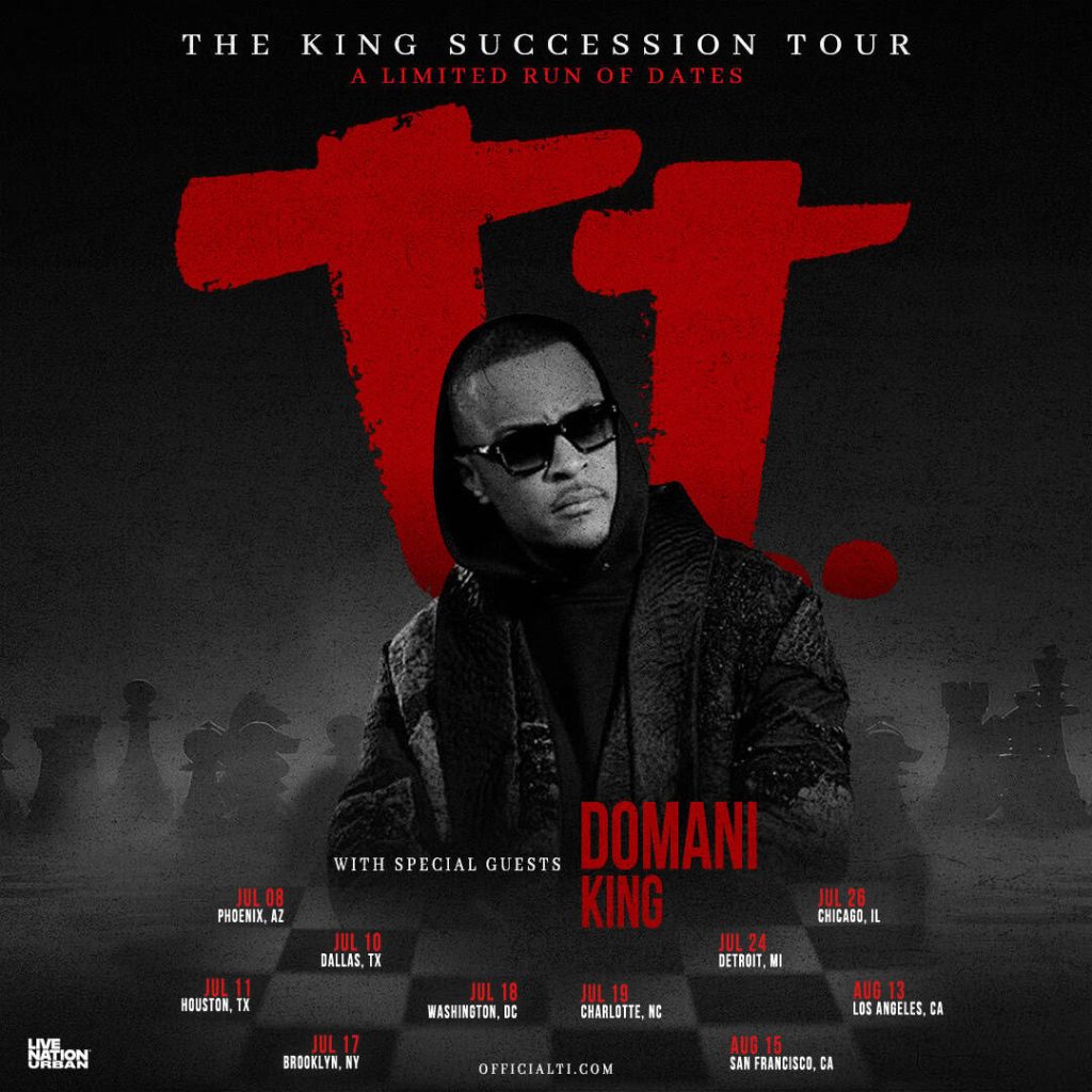 TI's 'The King Succession' tour official flyer